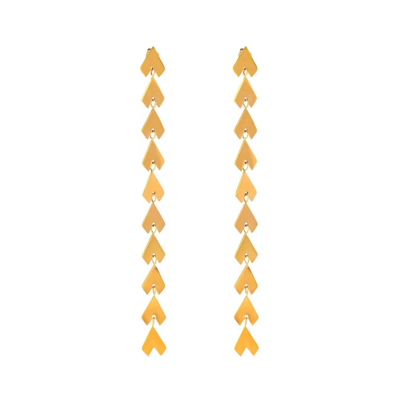 HEART DROP EARRINGS