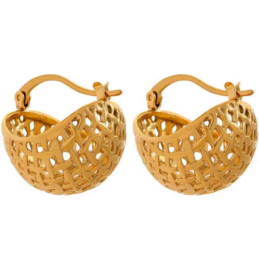 VINTAGE BASKET EARRINGS