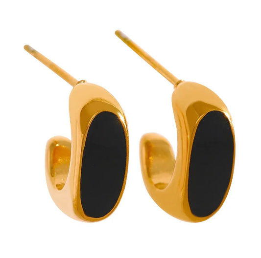 ENAMEL EARRINGS