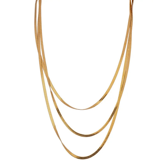 TRIPLE MINIMAL NECKLACE