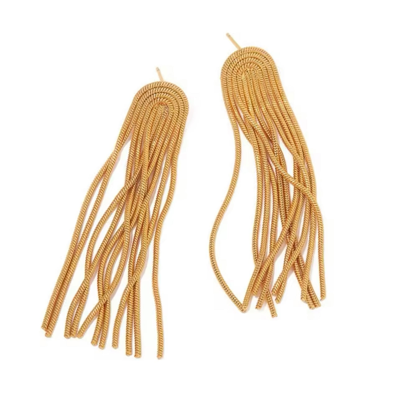 GOLDEN TASSEL EARRINGS