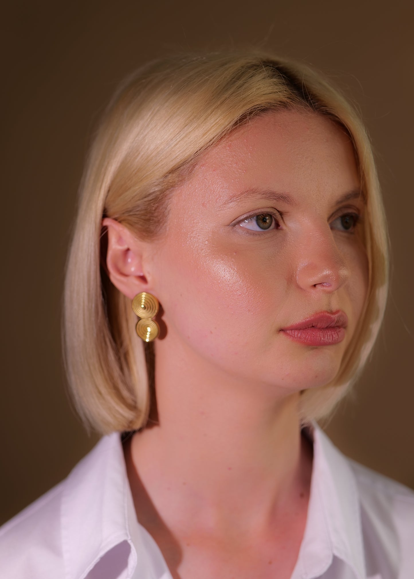 GOLDEN SNAIL EARRINGS