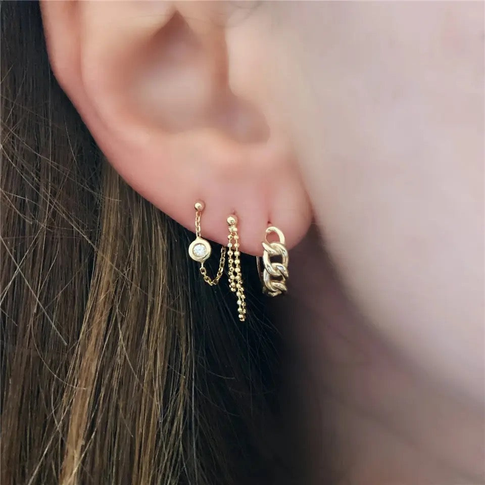 LINKED EARRINGS